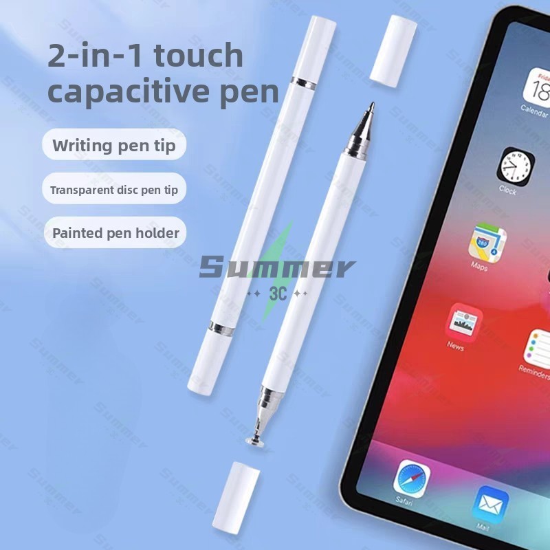 Summer ปากกาสไตลัสสำหรับหน้าจอสัมผัส ปลายดิสก์และฝาแม่เหล็กสำหรับ iPad ...