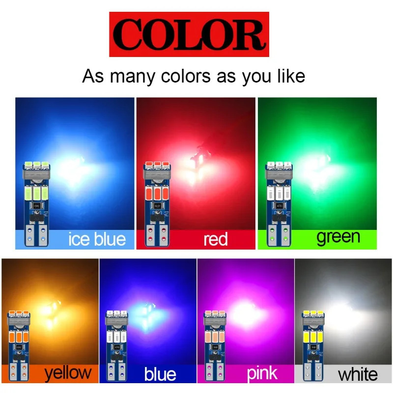 Find 10x New T5 74 37 Shifter Dash Instrument Cluster LED Bulbs Light Ice Blue in Milpitas