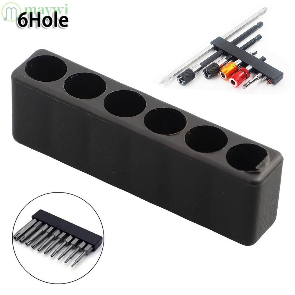 MAYWI 10/20 ชิ้น Bits Organizer Rack, 1/4 