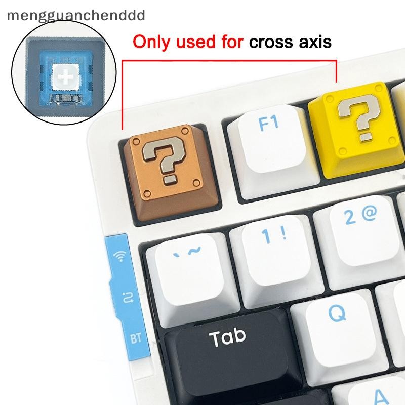 [mengguanchenddd] 1 PC Metal Question Mark Keycap Key Caps Cross Axis ...