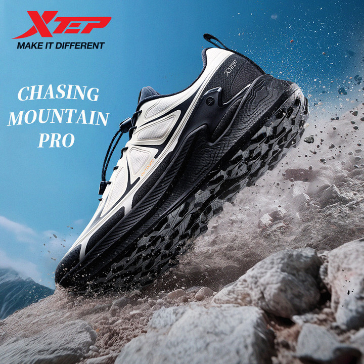 XTEP Mountain Chasing PRO รองเท้าเดินป่าออฟโรดสำหรับผู้ชาย กันน้ำ กันลื่น ทนทานต่อการสึกหรอ และดูดซับแรงกระแทก — รองเท้ากีฬา แบรนด์ Xtep ของแท้ 100% เช็คราคาจาก Shopee Lazada thumbnail 2