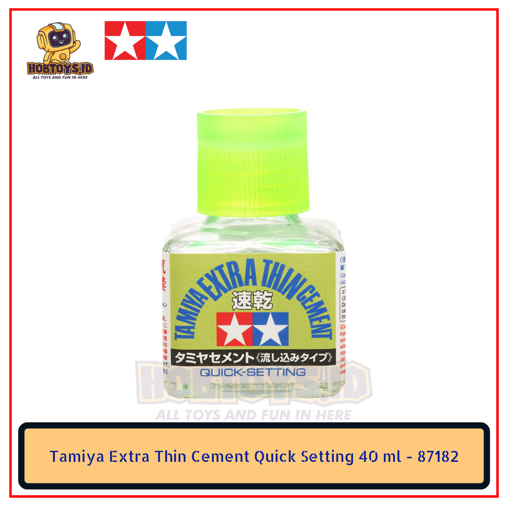 Tamiya Extra Thin Cement Quick Setting 87182 | Shopee Thailand