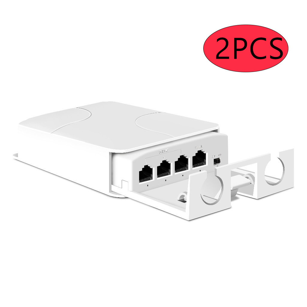 (หุ่นไทยพร้อม) 4 พอร์ต 1000Mbps PoE Repeater 1 ถึง 3 สวิตช์เครือข่าย ...