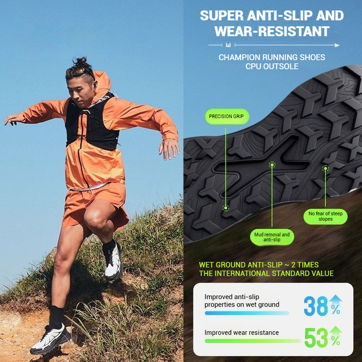 XTEP Mountain Chasing PRO รองเท้าเดินป่าออฟโรดสำหรับผู้ชาย กันน้ำ กันลื่น ทนทานต่อการสึกหรอ และดูดซับแรงกระแทก — รองเท้ากีฬา แบรนด์ Xtep ของแท้ 100% เช็คราคาจาก Shopee Lazada thumbnail 3