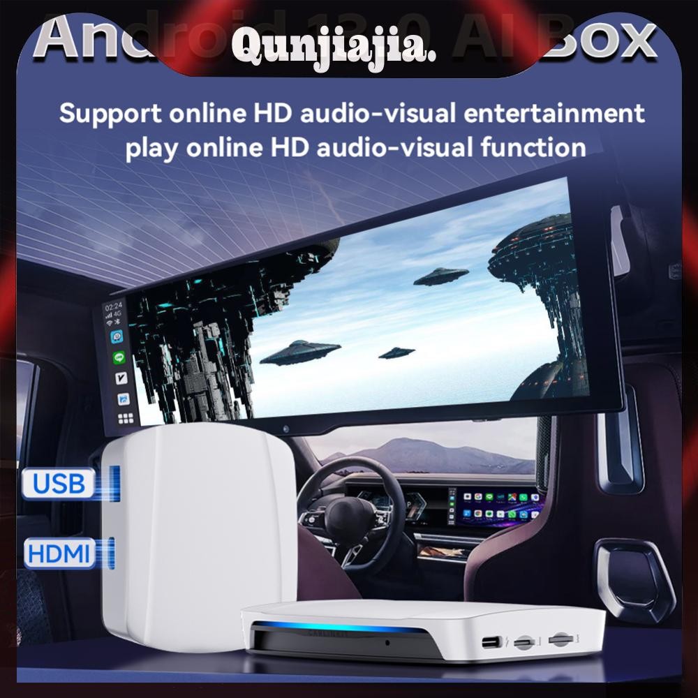 Wireless CarPlay Android Auto UHD HDMI-เข้ากันได้กับ Android 13 เล่น ...
