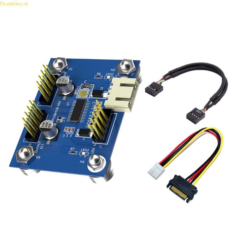 Doublebuy USB 2 0 9Pin Header Splitter อิสระสองเท่า ความเร็ว 480Mbps ...