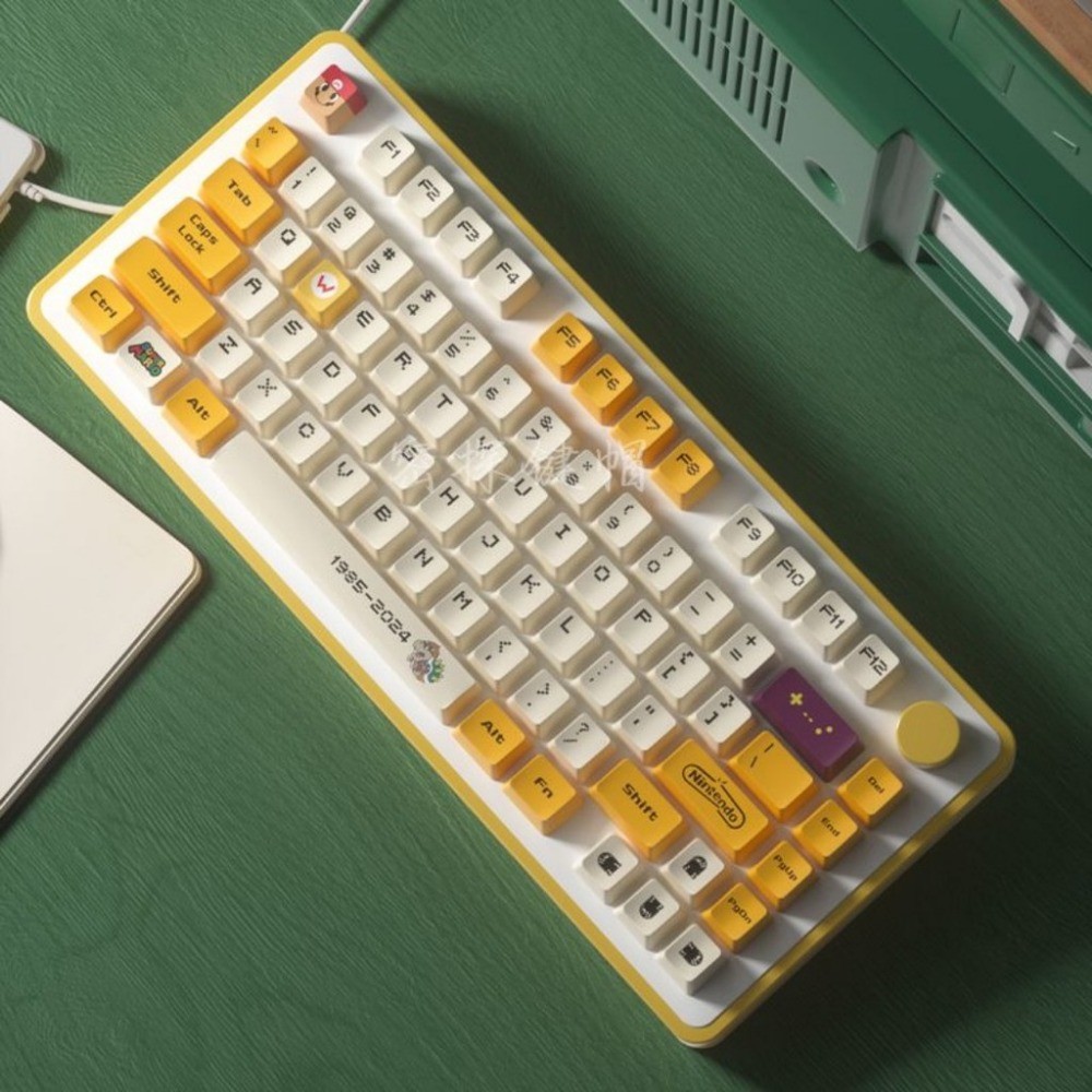 Super Mario Keycap OEM Profile 118 คีย์ PBT Dye Sublimation Wooting ...