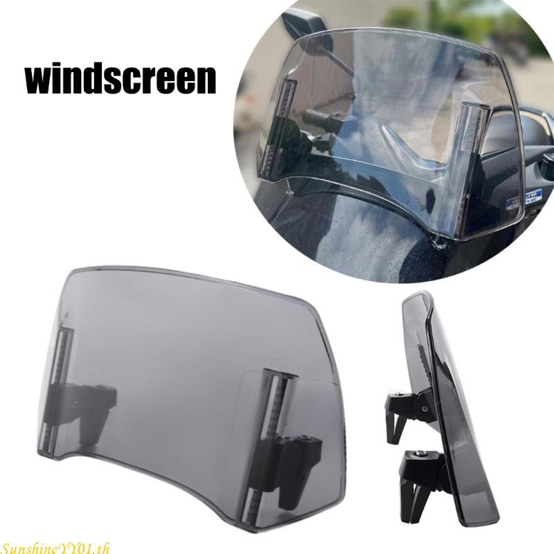 SUN Universally Motorcycle Windshield Deflector Windscreen Front ...
