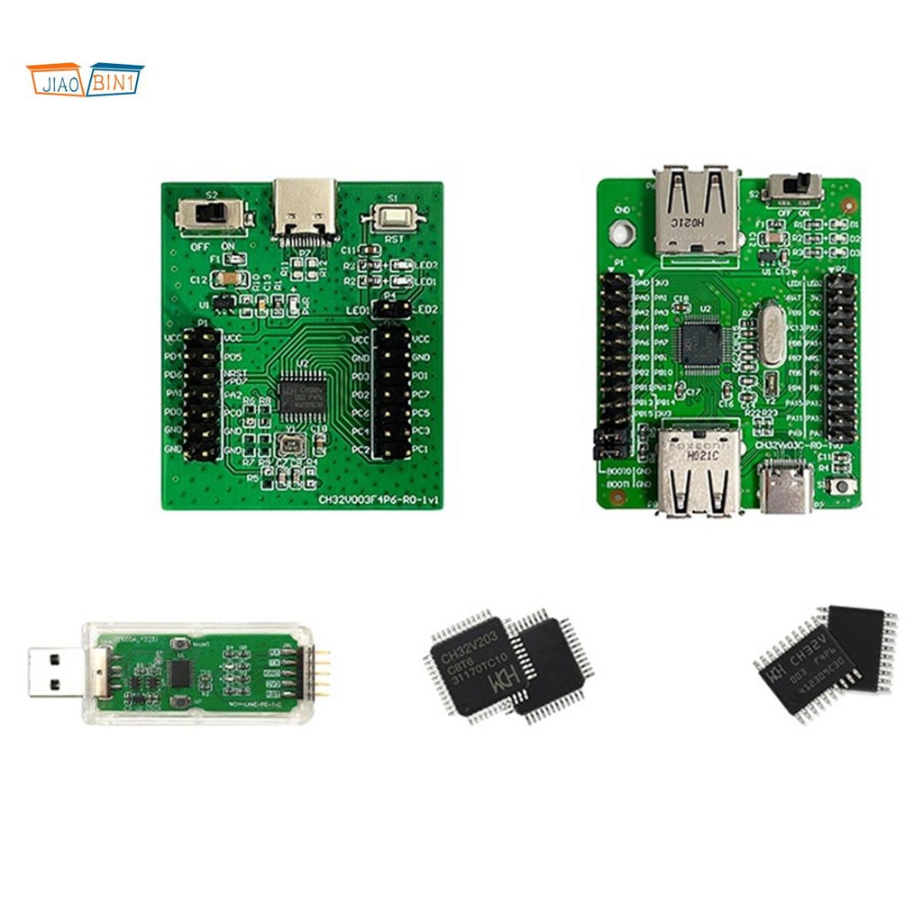 CH32V003 ชุดบอร์ดพัฒนาชุดบอร์ดการประเมิน 32 บิตวัตถุประสงค์ทั่วไป RISC ...