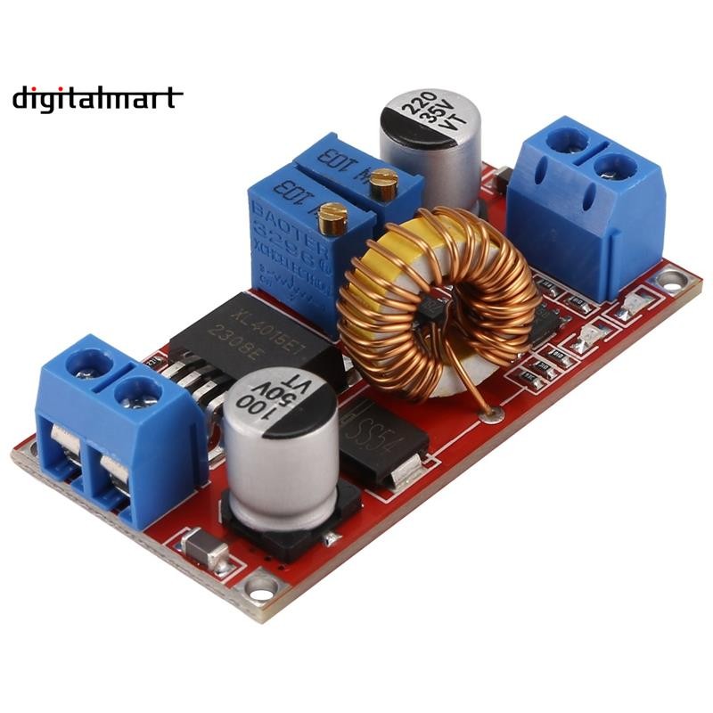 แบตเตอรี่ลิเธียมโมดูลชาร์จ 5V-32V ถึง 0.8V-30V 5A LED Driver Buck ...