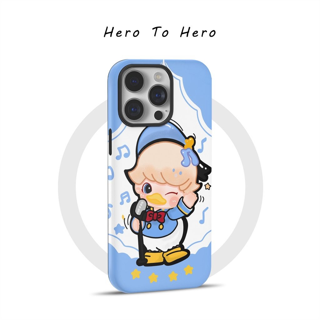 เคสโทรศัพท์โดนัลด์ดั๊ก DIMOO น่ารัก แม่เหล็กกันตก เข้ากันได้กับ iPhone ...