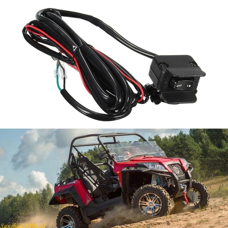 SUN อัพเกรดสายควบคุมแฮนด์ ATV Winch Rocker Switch การควบคุมแฮนด์ ...