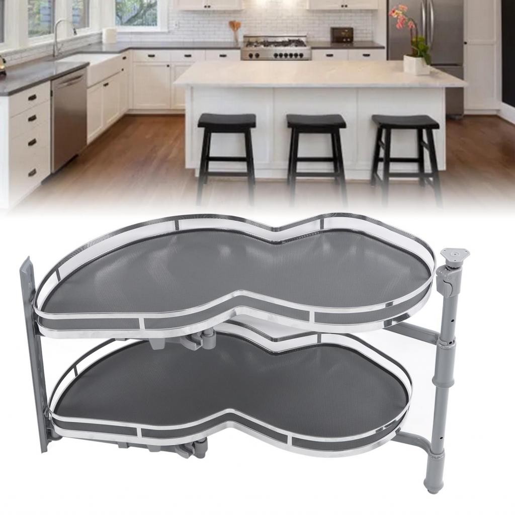 Corner Corner Cabinet Tray Organizer 2 ชั้นกันน้ำสำหรับบ้าน | Shopee ...