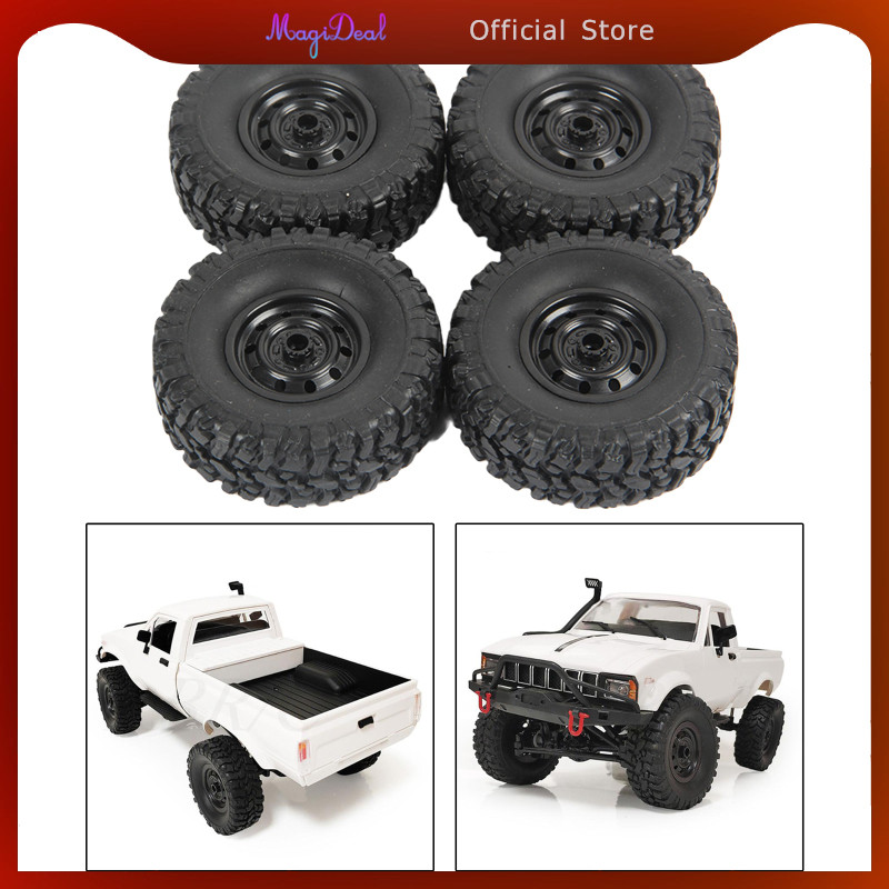 MagiDeal ล้อยาง RC รถแทนที่สําหรับ WPL B14 B24 C14 99S 86 1 96 99 1/12 ...