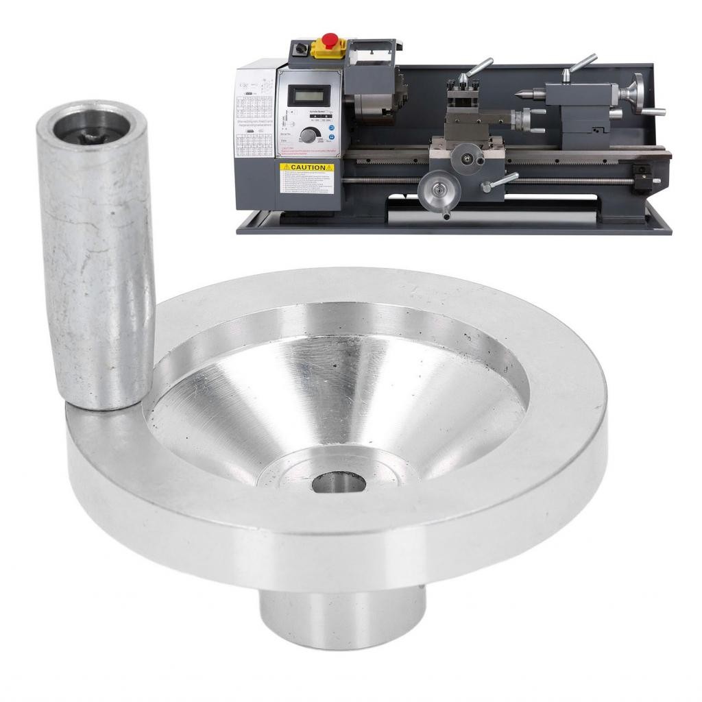Kkmoon-th mini lathe handwheel อลูมิเนียมอัลลอยด์ล้อมือพร้อมที่จับ ...