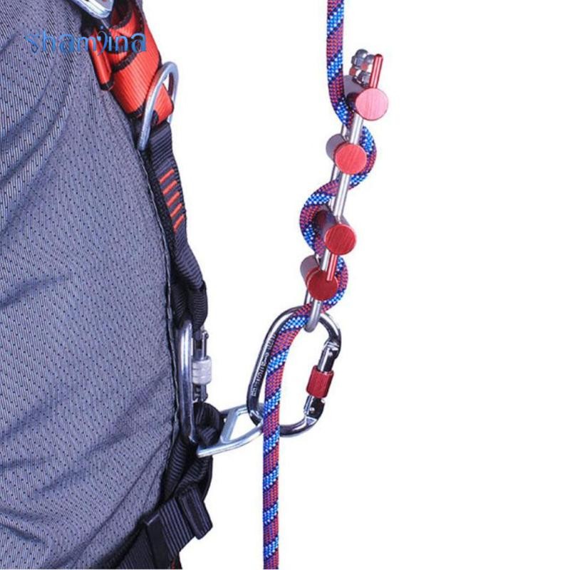 [Shamjina] Climbing Rappel Long 4 Bar Rack Descender อุปกรณ์เกียร์หยุด ...