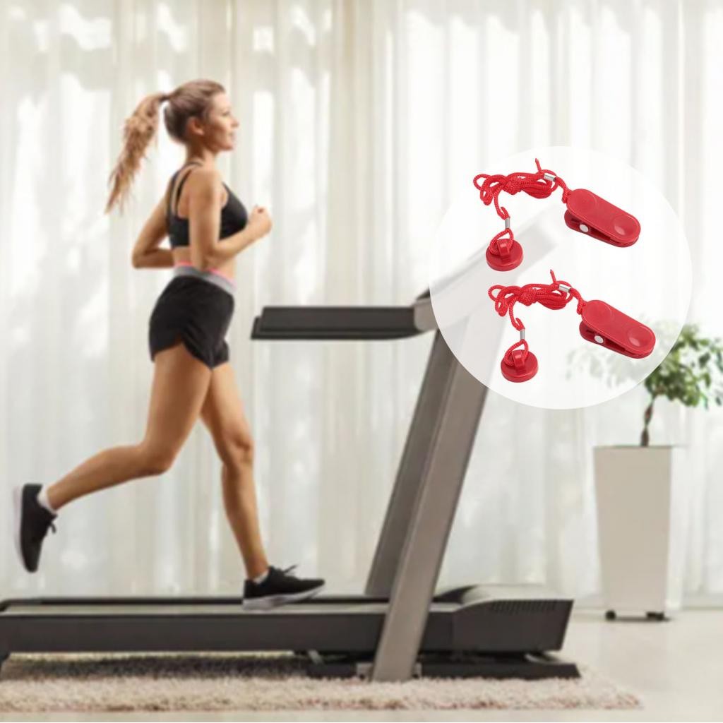 Treadmill Emergency Stop Accessory Firm Clamp Safety Key สำหรับการ ...