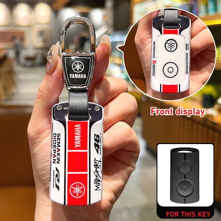 Yamaha ฝาครอบกุญแจรถสําหรับ Yamaha Y16 ZR Fazzio NVX V2 XMAX V1 NMAX ...
