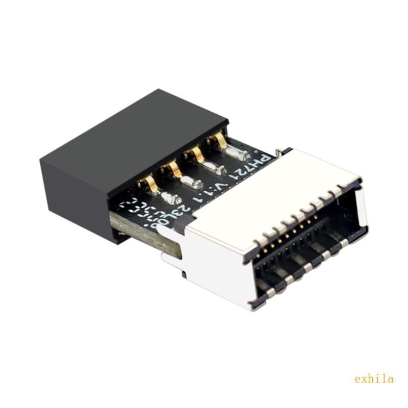 Exhila nboard USB2 0 9PIN Male to TypeE 20Pin Female Adapter Converter ...