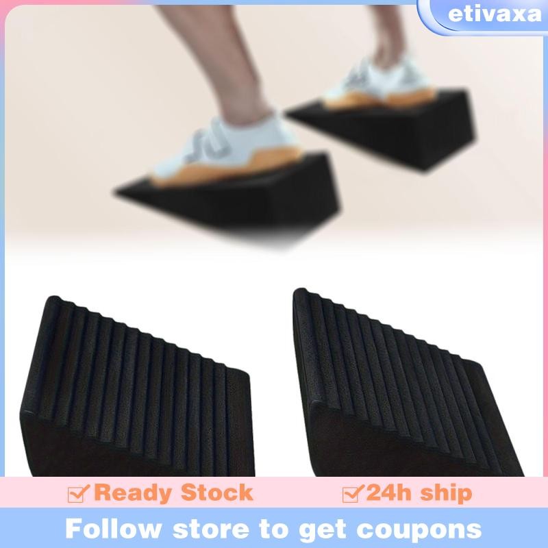 [Etivaxa] 2 ชิ้น Squat Wedge Block Calf Stretcher Balancing Practice ...