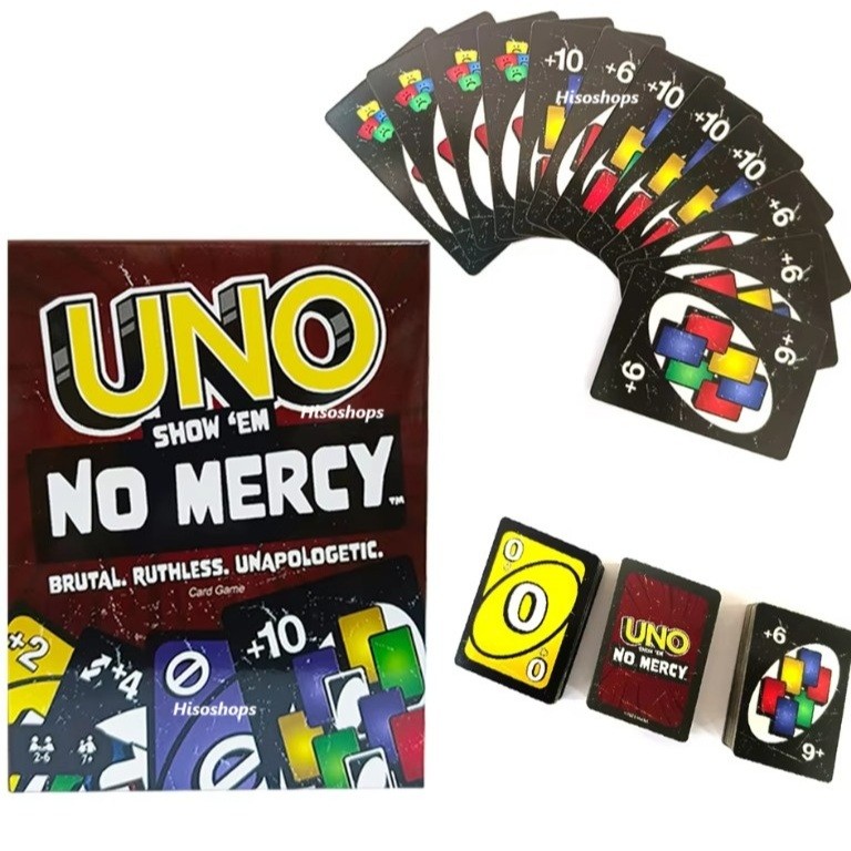 New UNO NO MERCY เกมส์อูโน่โนเมอร์ซี่ กล่องกระดาษแบบใหม่กล่องใหญ่ เกมส์ ...