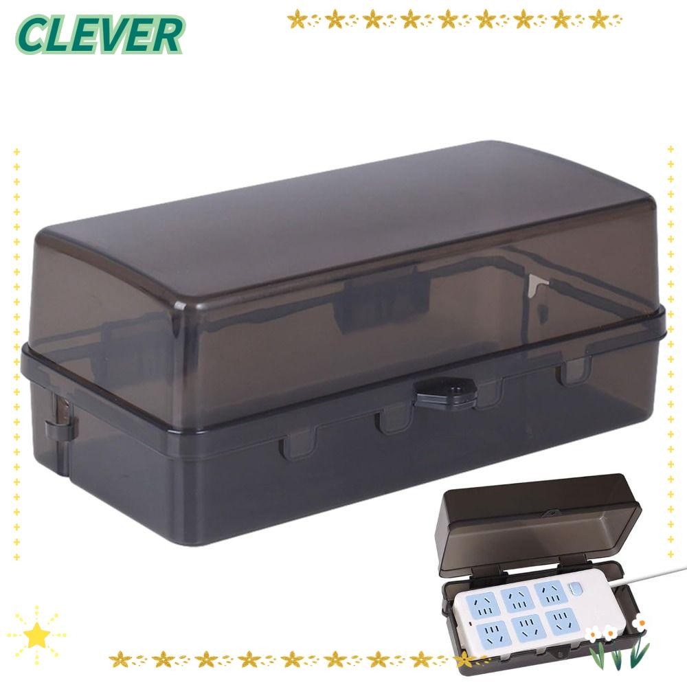 CLEVER Plug Box, Plastic Weatherproof Extension Lead Cover, Portable ...