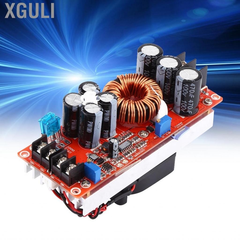 Xguli 1200W DC-DC ค่าคงที่ปัจจุบันตัวแปลง BOOST MODULE MODULE POWER ...