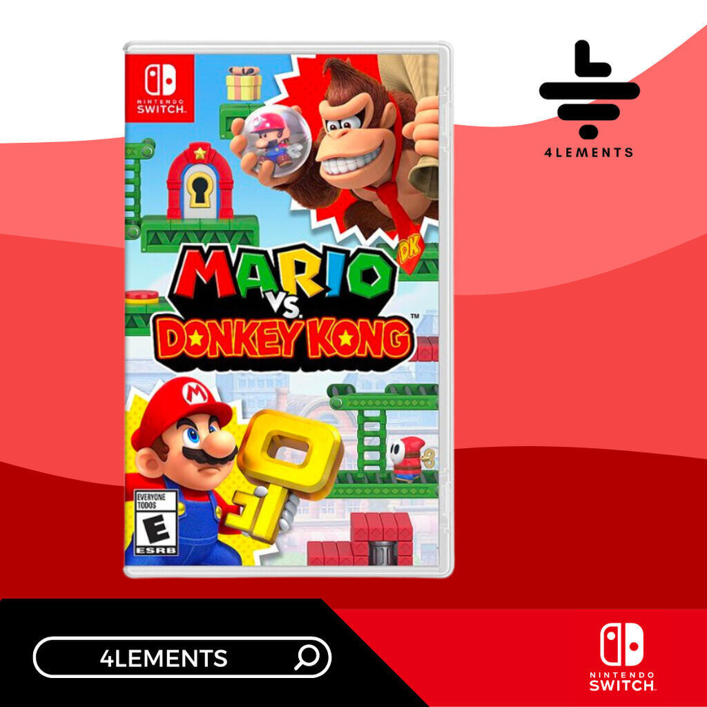 Mario Nintendo Switch Donkey Kong Player Mario Vs Donkey Kong