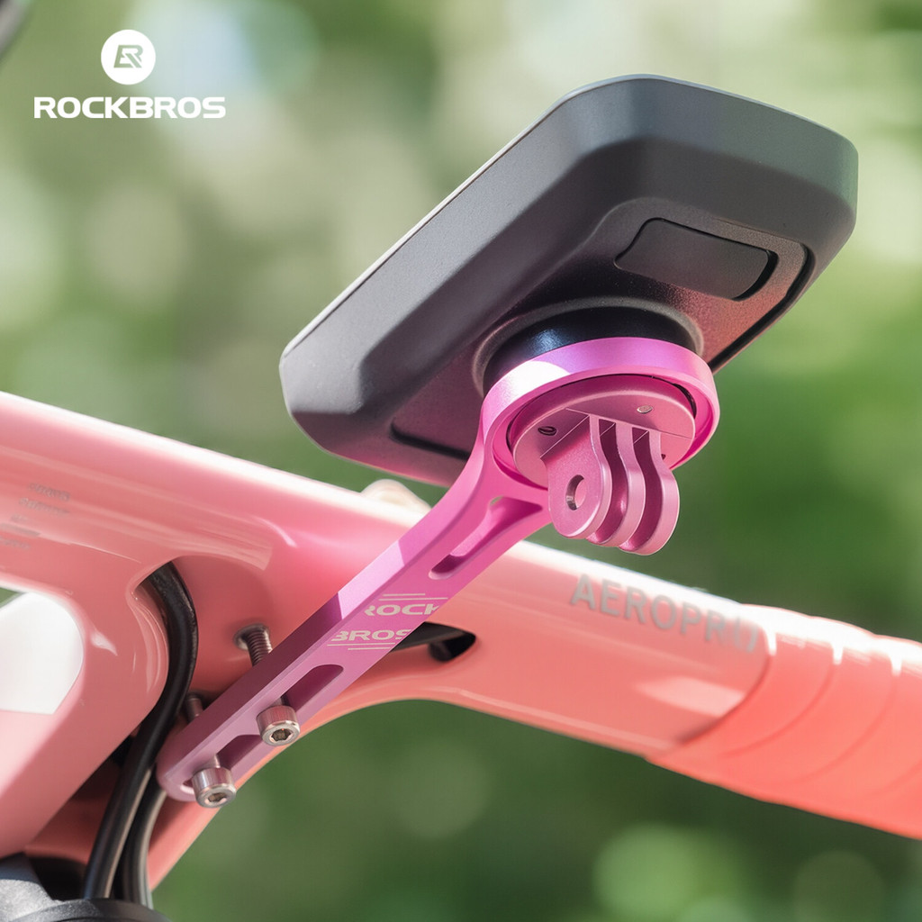 ROCKBROS วงเล็บขยายอินทิเกรเตด lightweight สำหรับ Garmin Bryton Wahoo ...
