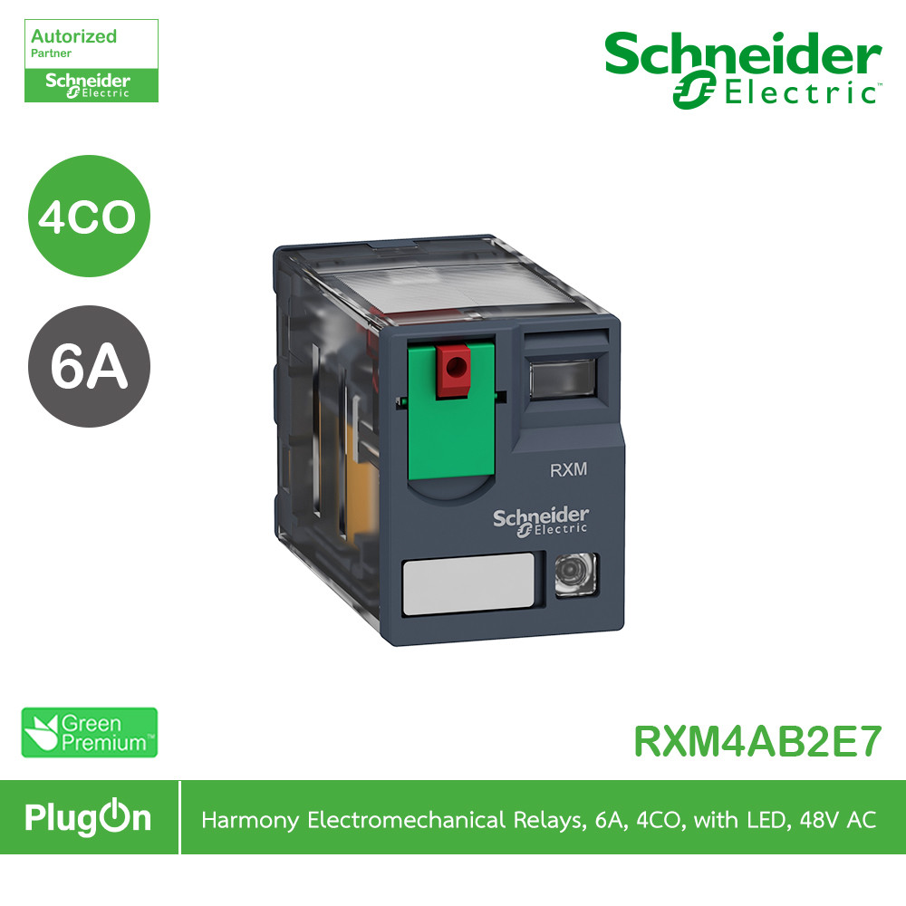 Schneider Miniature Plug in Relay Harmony Electromechanical Relays 6A ...