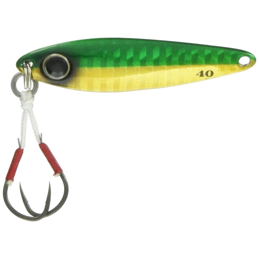 Jackall Métal Jig Bin Bin TG Type Slow Tungstène 20 Grammes Green Gold