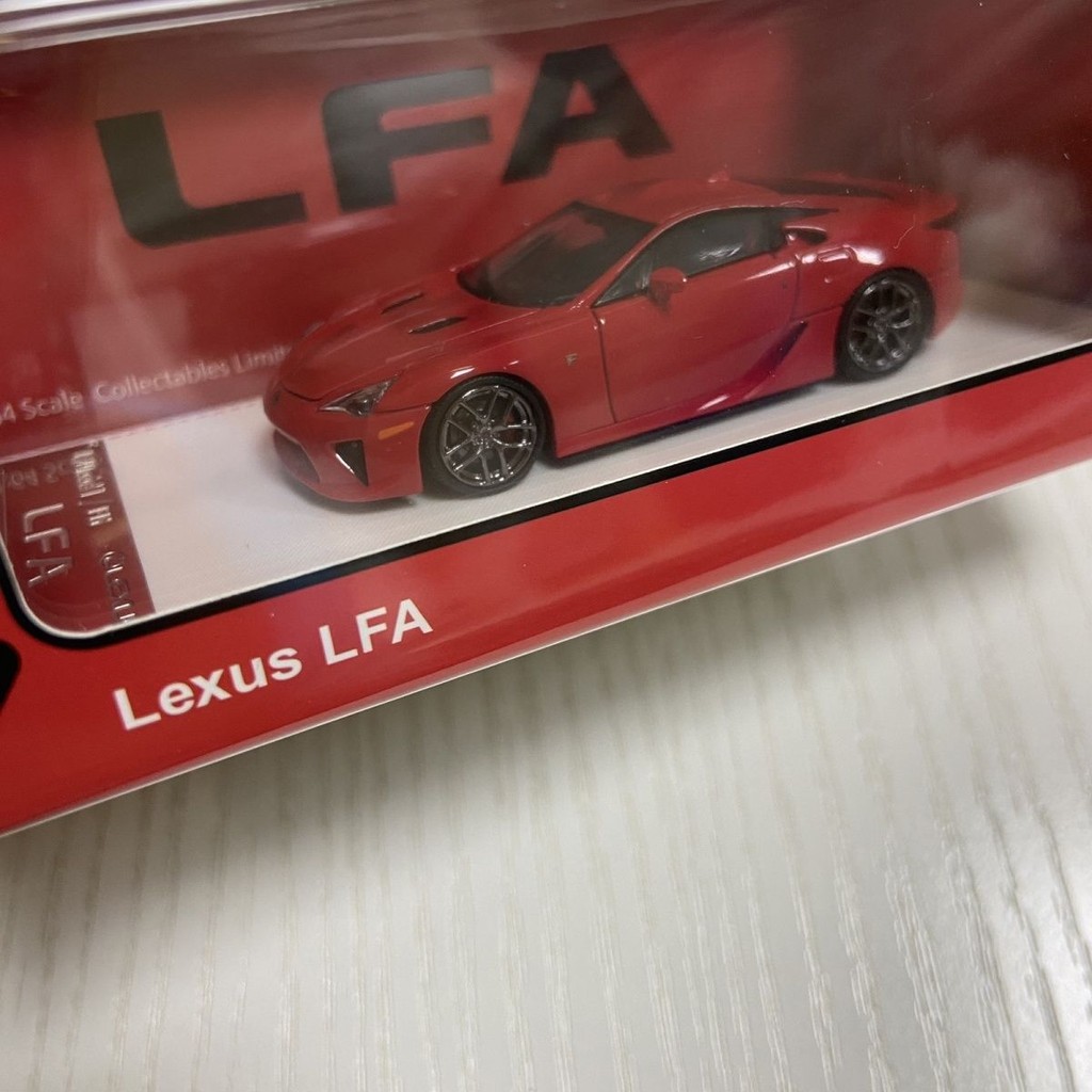 รุ่น FH 1: 64 Lexus Lexus Lexus LFA รถสปอร์ตสองประตูโลหะผสมเปิดฝาครอบ ...