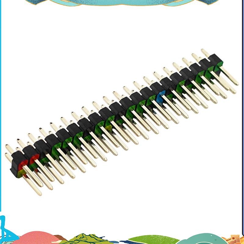 5 ชิ้น 2 X 20 Pin ชาย GPIO Header GPIO Connector Stacking Header ขยาย ...