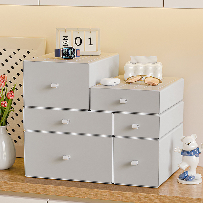 [Recommended by Store Manager]DIY Pure White Plastic Desktop Storage ...