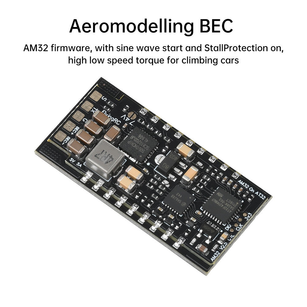 Pcbfun 3-6S AM32 ESC V2.5 75A เครื่องบิน ESC แบบไม่มีแปรง BEC 32 บิต ...