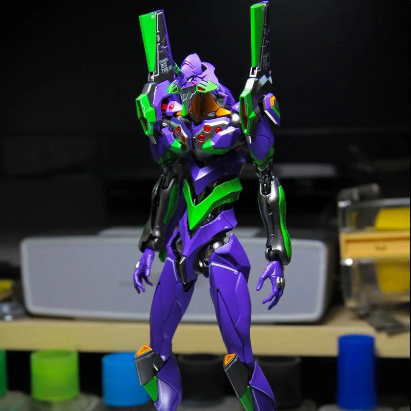 ชุดโมเดล Evangelion ขนาด RG 114 Eva 01 ฟิกเกอร์ประกอบของสะสม Mecha ...