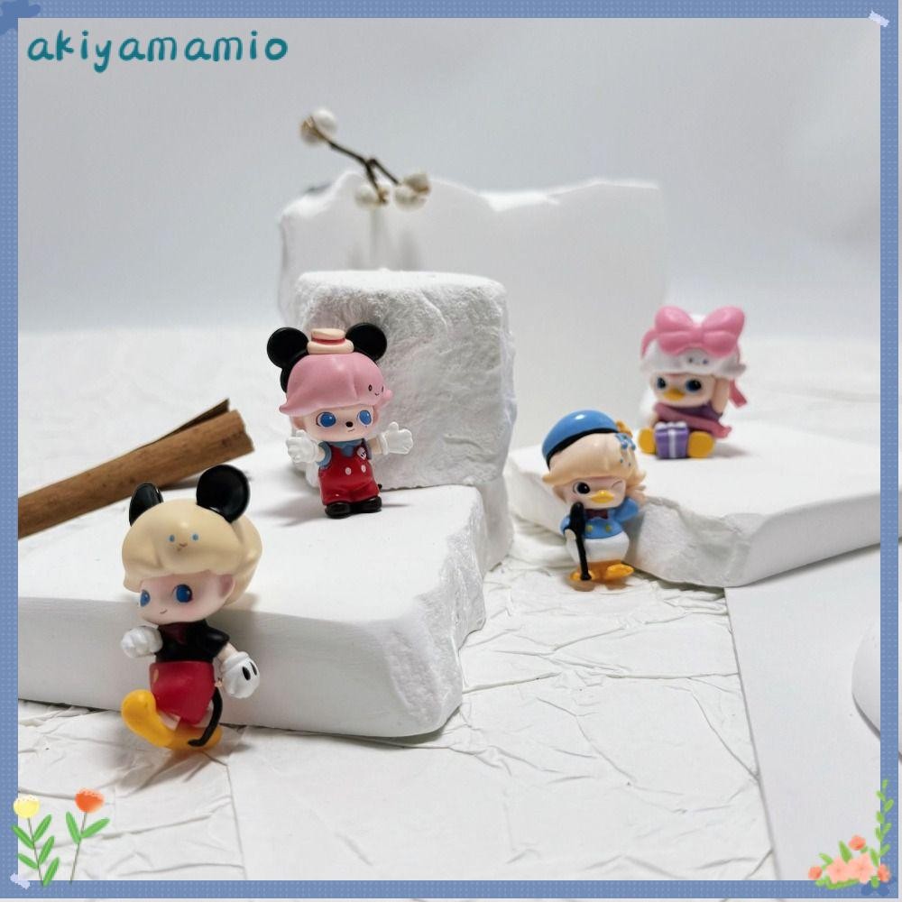 AKIYAMIO เครื่องประดับขนาดเล็ก, กล่อง Mickey DIMOO ซีรีส์โลก, POPBEAN ...