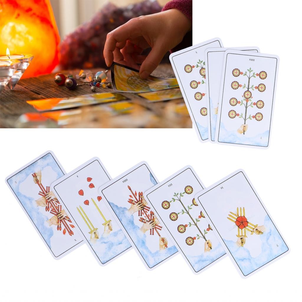 การ์ดชะตากรรม Divination Tarot Deck Cards Future Telling Game ชุด ...