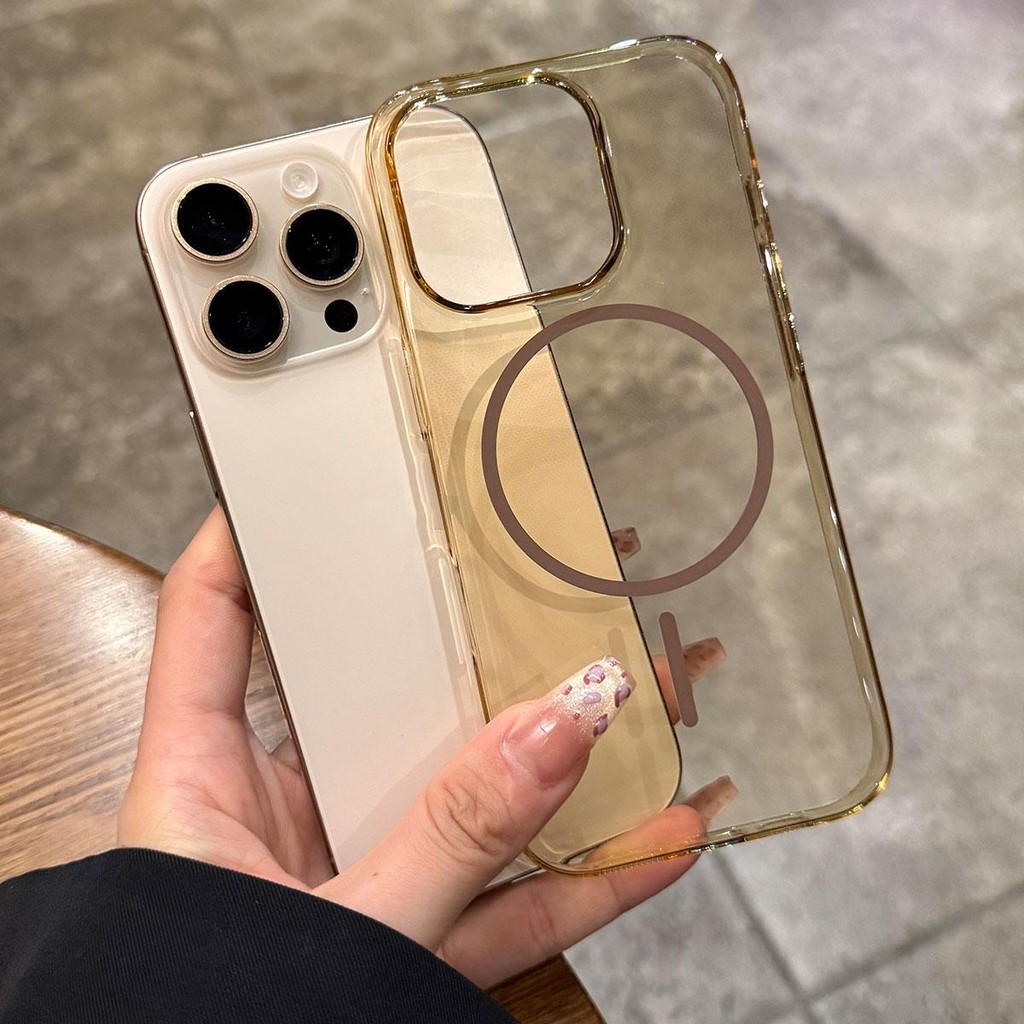ใหม่ Desert Titanium สีความโปร่งใสสูง PC Magnetic Hard Case สําหรับ ...