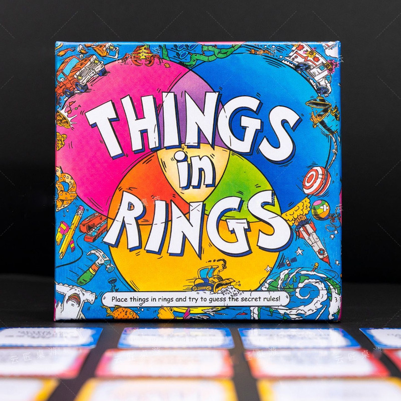 Things in Rings สิ่งที่ในแหวนเกมกระดาน คิดนี่ การ์ดเกมปาร์ตี้ครอบครัว ...