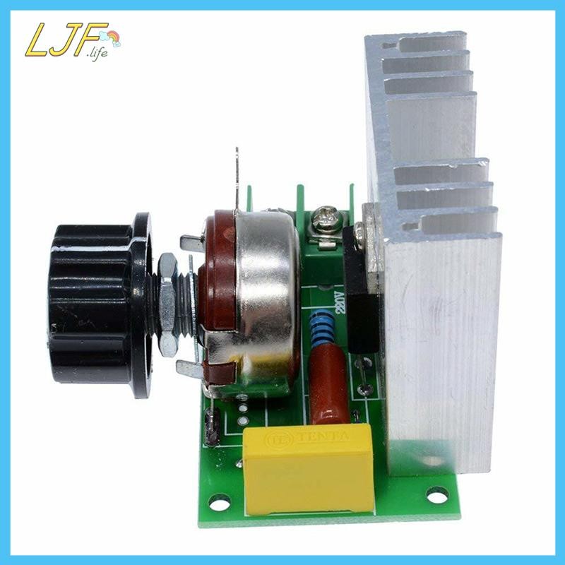 LJF 220V 4000W แรงดันไฟฟ้า Stabilizers Speed Controller ตัวควบคุมแรงดัน ...