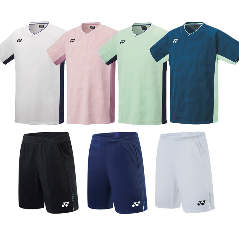 2025 New Yy Hommes Sports Tops Badminton Vêtements Tennis de Table T