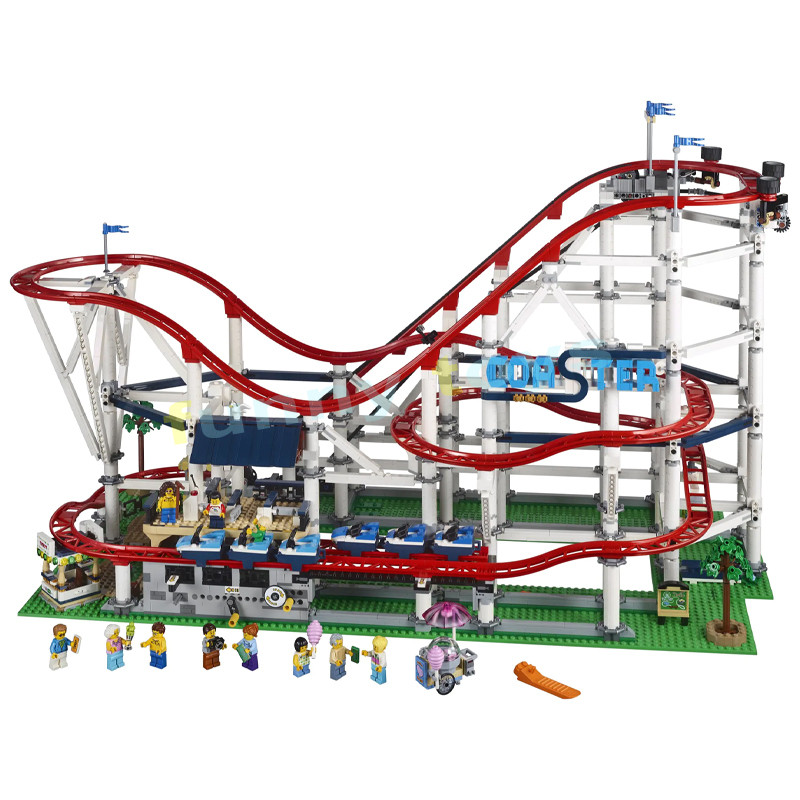 10261 Roller Coaster Building Blocks City Fairground สวนสนุก ของเล่น ...
