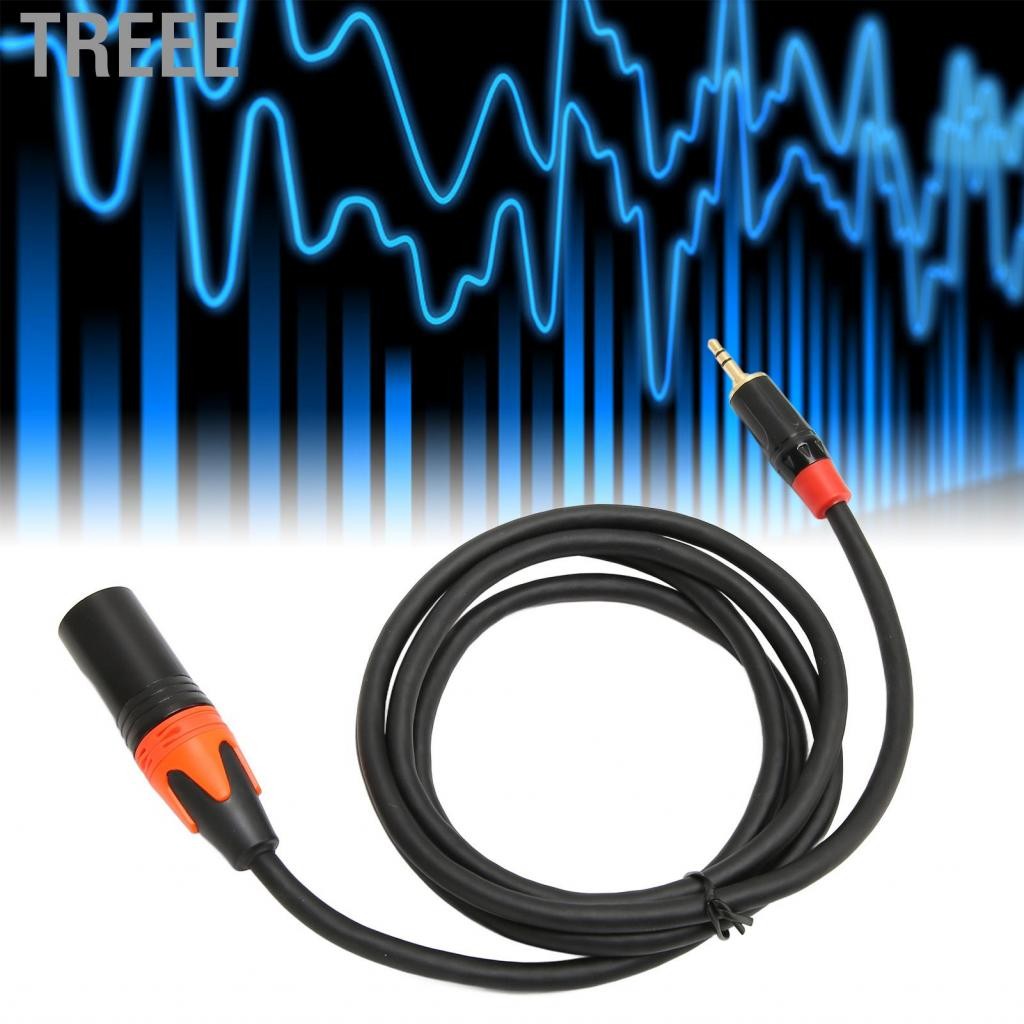 Treee 3.5 มม. ถึง XLR Cable Sound Pvc Male Plug and Play for Recorder ...