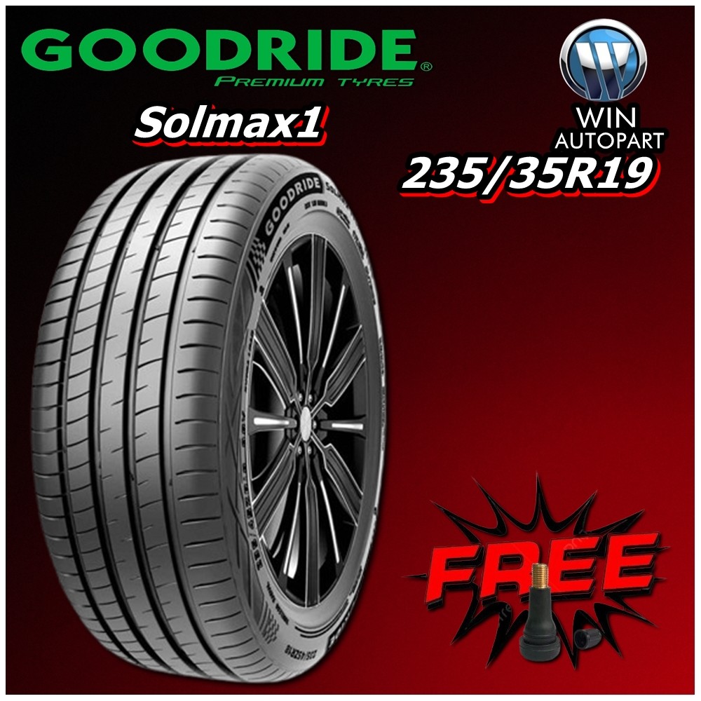 ยางรถยนต์ ขนาด 235/35R19 รุ่น Solmax1 ยี่ห้อ GOODRIDE (แถมจุ๊บลม ...