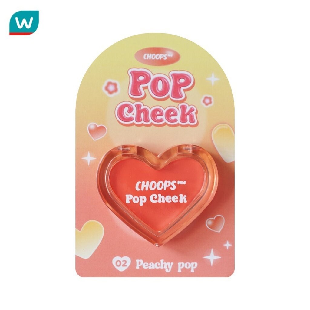 Choops จุ๊ปส์ มี ป๊อป ชีค 3.8ก. 02 พีชชี่ ป๊อป | Shopee Thailand