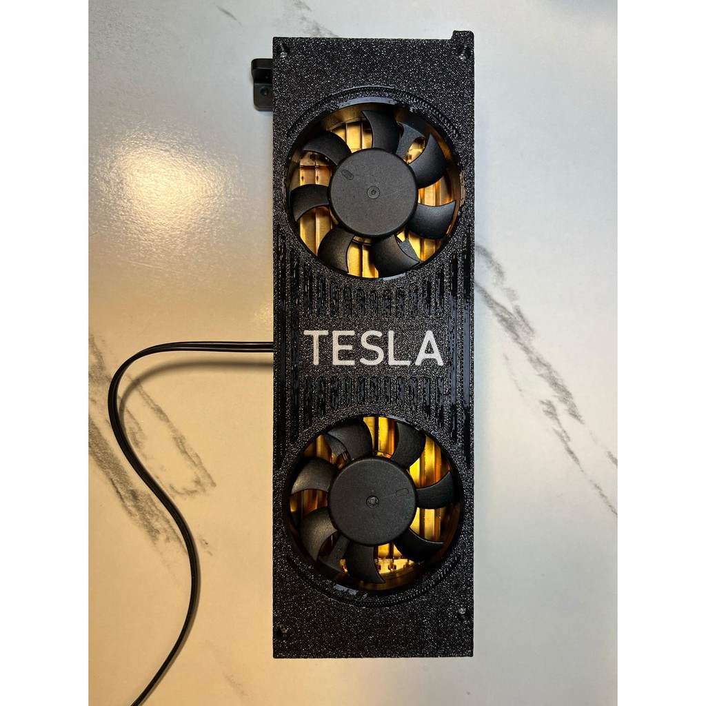 Nvidia P4 Tesla Fan Cooling Adapter Shroud Kit GPU Accelerator Card AI