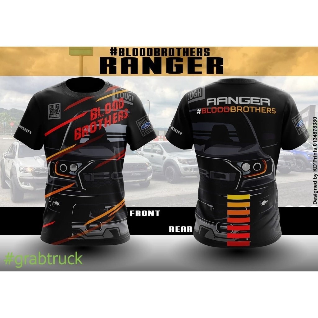 เสื้อ ranger แฟชั่น t6 ford t7 raptor 2.2 t- 3.2 2.0 bi turbo jersey ...