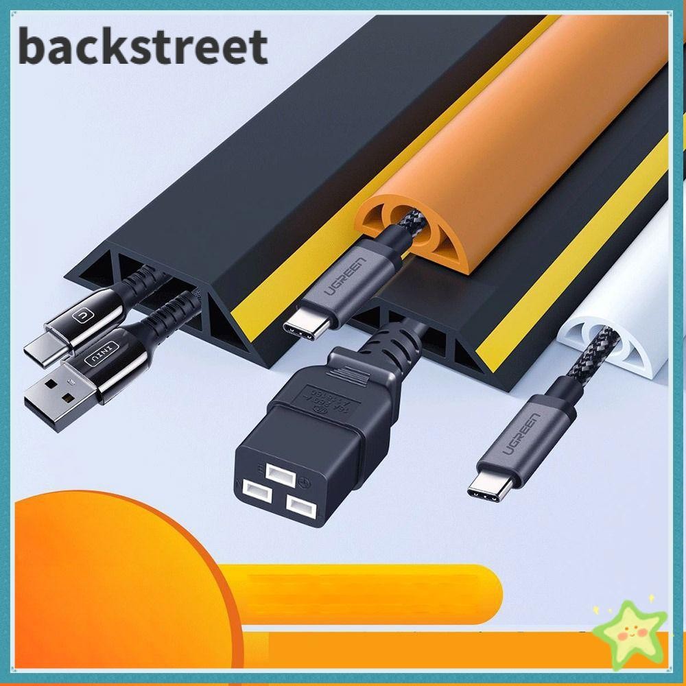 BACKSTAGEREETDV Cord Protector Self-Adhesive Cable Cover Hider Covers ...