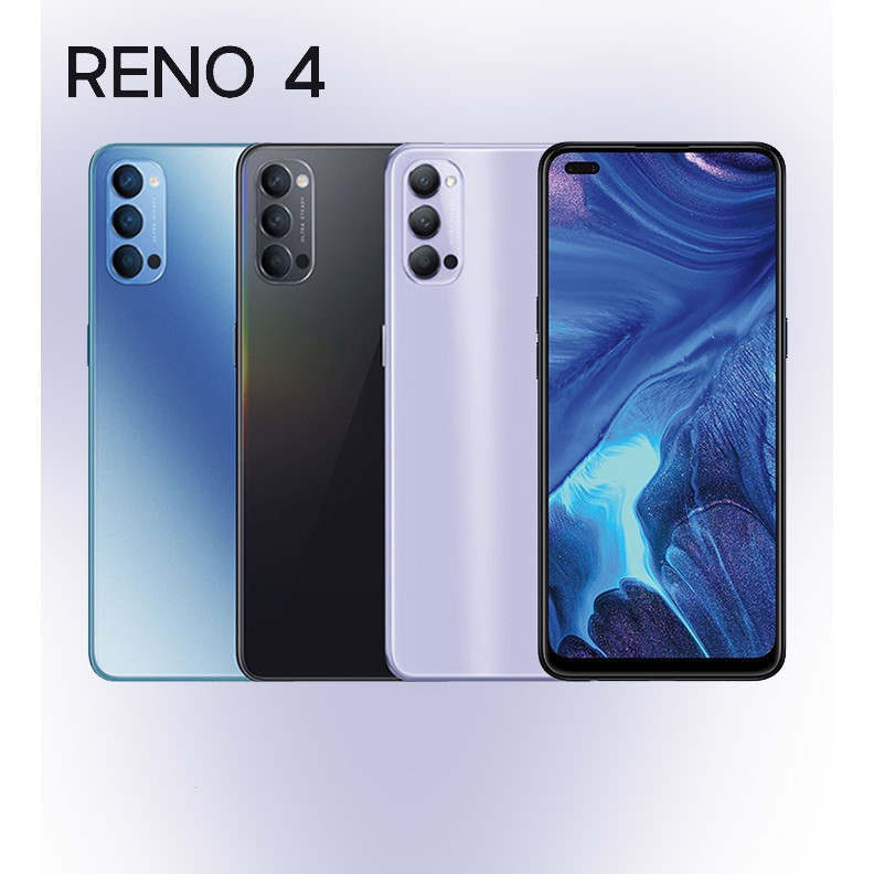 มือถือโทรศัพท์ รุ่น Reno 4 (RAM 8 +ROM128 GB.)จอ 6.4 นิ้ว ฟรีติดฟิล์ม ...